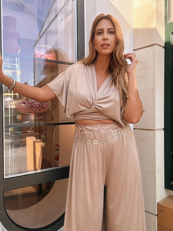 Trouser wide leg image number null