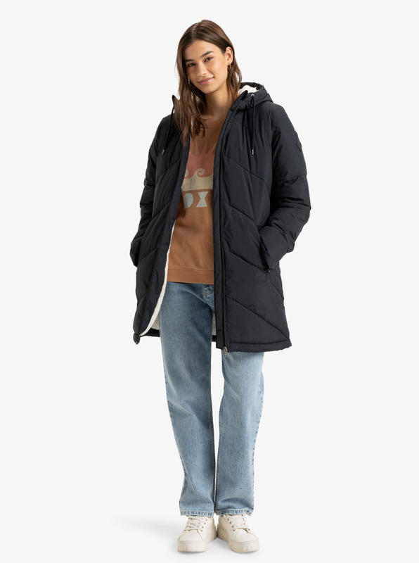 Roxy women's better weather - puffer jacket-null