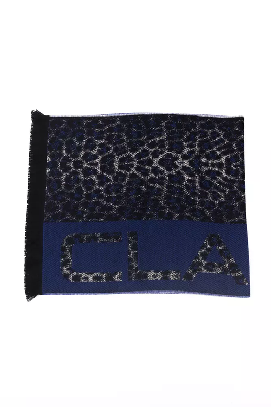 Blue wool men scarf-null
