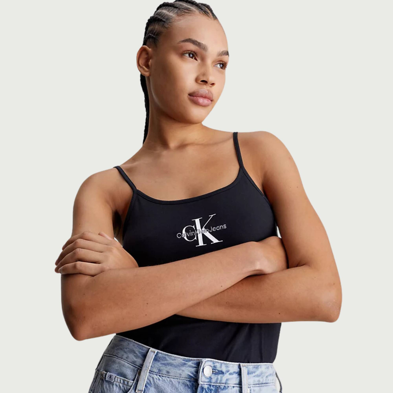Monologo strappy tank top image number null