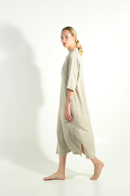 Jasmine linen dress-null