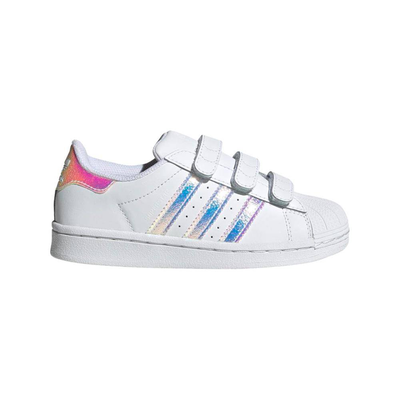 Adidas superstar kidsf c, White / White, medium
