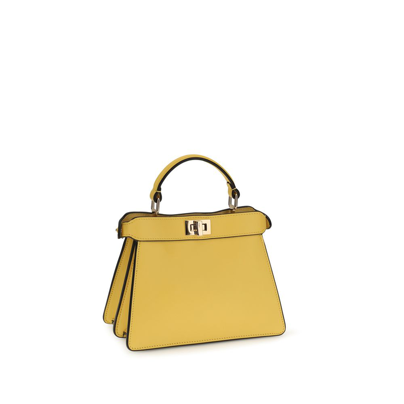Bicolor calf leather bos taurus handbag-null