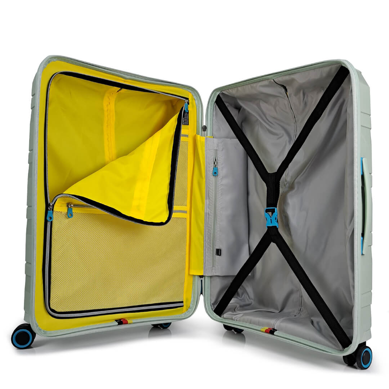 Bg berlin - ted set of 3 luggages & Bg Tumbler Gift (4 wheel) 55cm/20in, 66cm/24in, 76cm/28in suitcases, mint image number null