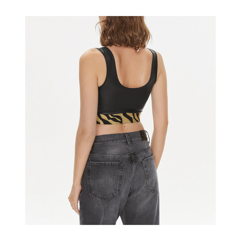 Just cavalli &gamma;&upsilon;&nu;&alpha;&iota;&kappa;&epsilon;ί&omicron; crop-top-null