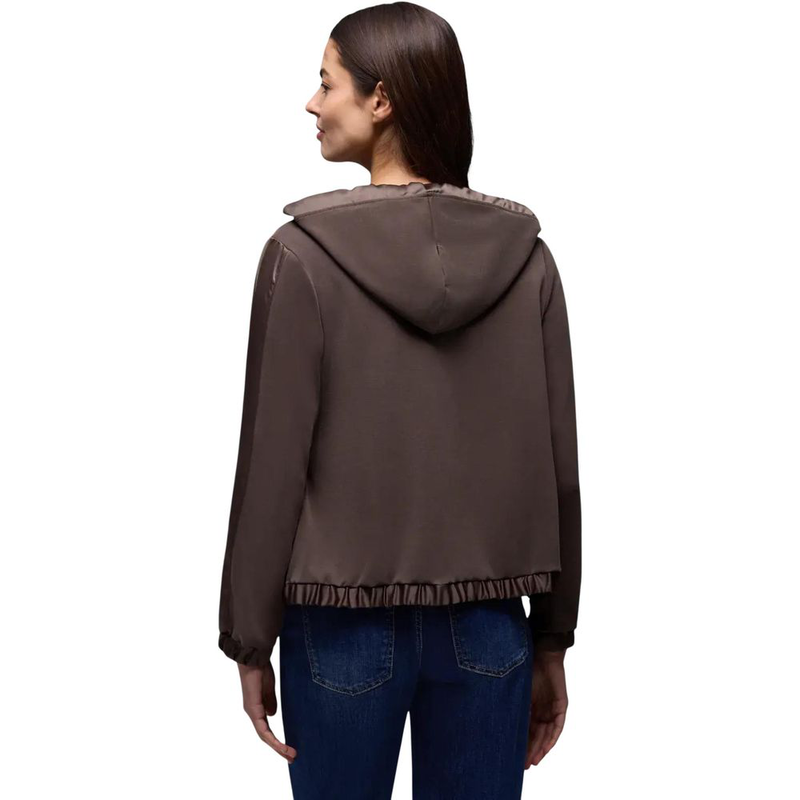 Brown modal hoodie-null