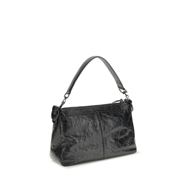 Black lamb ovis aries aries shoulder bag-null