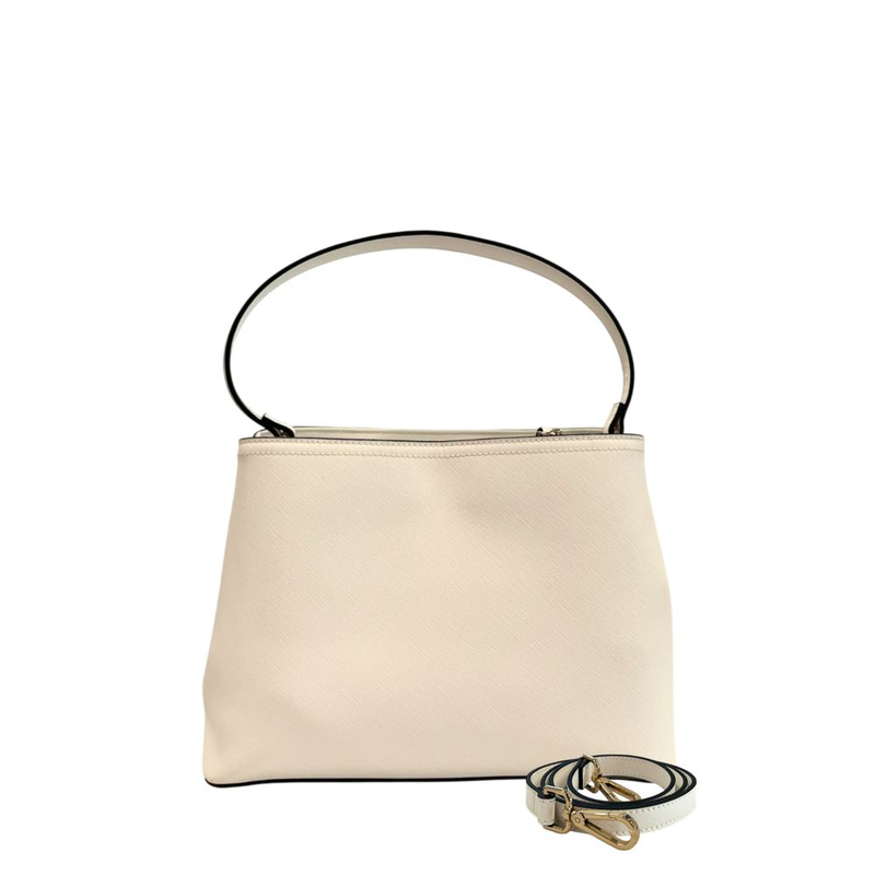 White pu women handbag-null