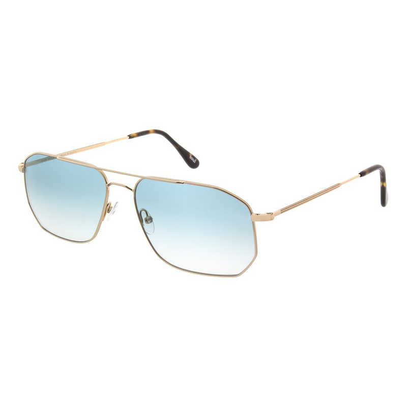 Gold metal sunglasses-null