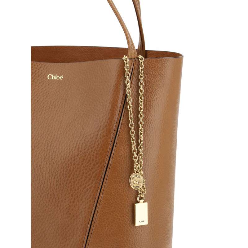 Brown calf leather bos taurus shoulder bag-null