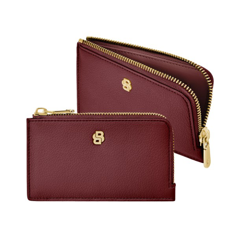 Boss card holder signature lady burgundy-null