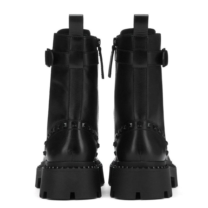 Gena bis leather biker boots image number null