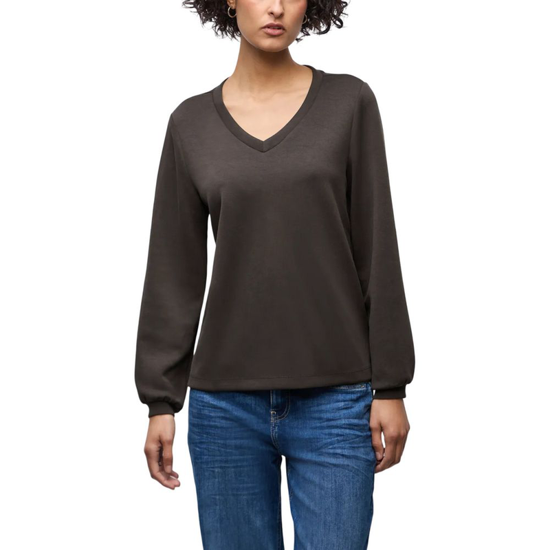 Brown modal sweatshirt-null