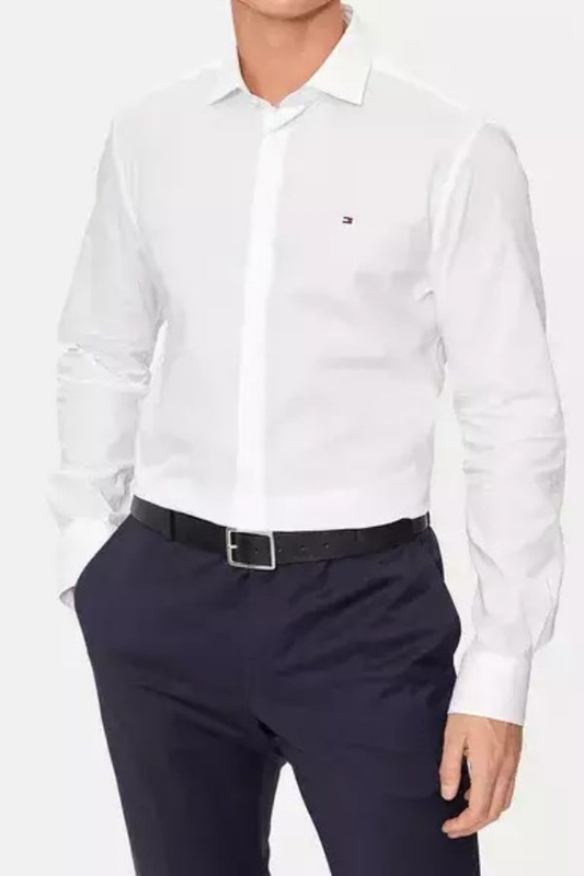 Cl flex poplin sf shirt - tommy hilfiger-null