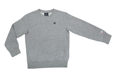 Champion boy crewneck sweatshirt (306577)-grey, Grey, medium