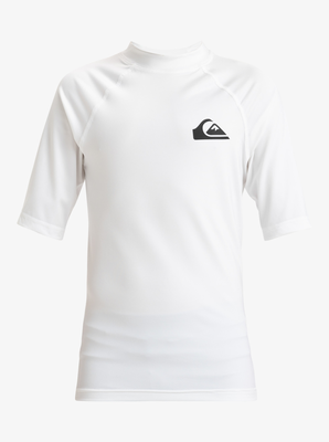 Quiksilver boys lycras everyday upf50 ss youth, Wbb0-white, medium