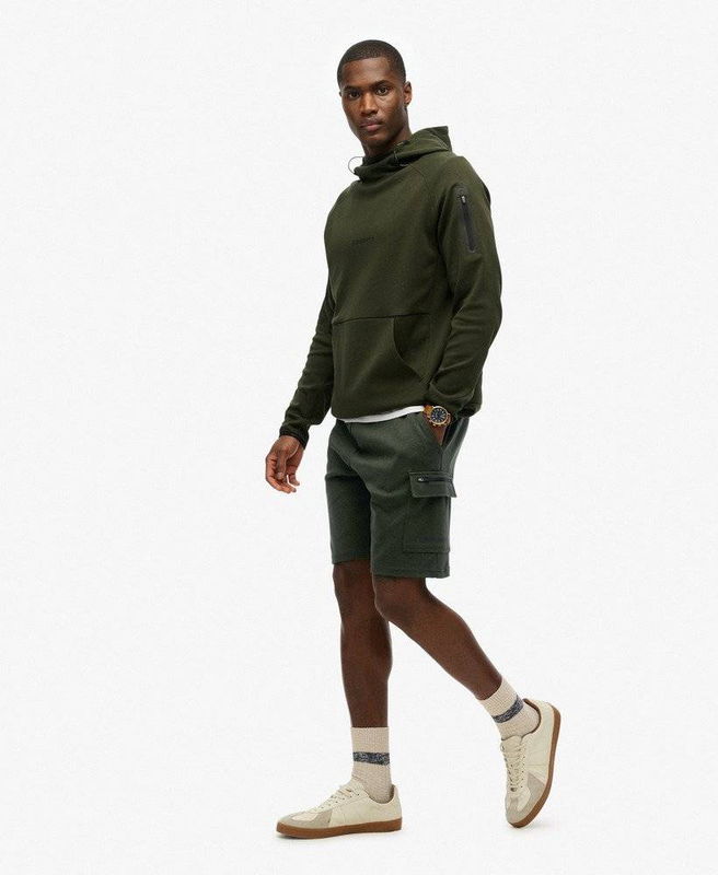 Tech logo cargo shorts-null