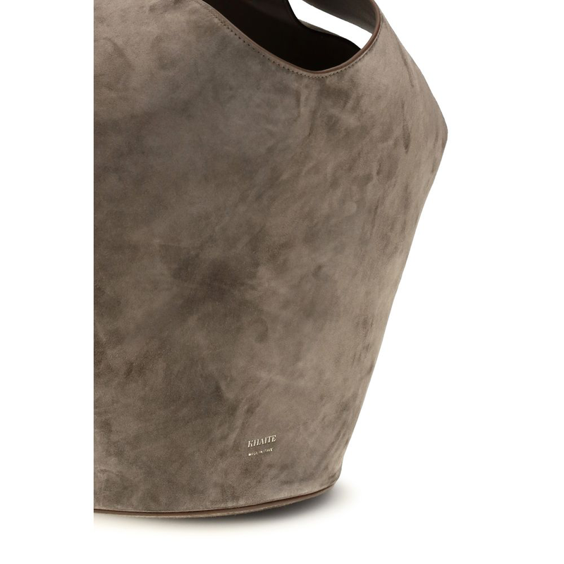 Beige calf leather bos taurus shoulder bag-null