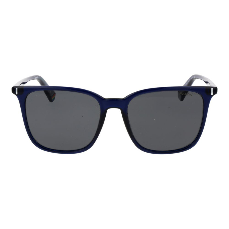 Blue plastic sunglasses-null