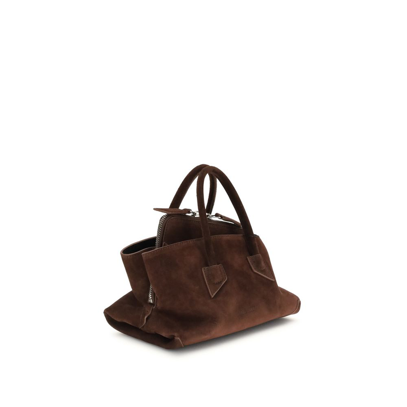 Brown calf leather bos taurus shoulder bag-null
