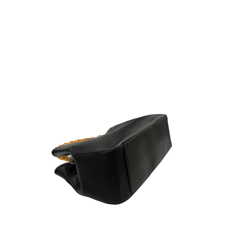 Black pu women handbag-null