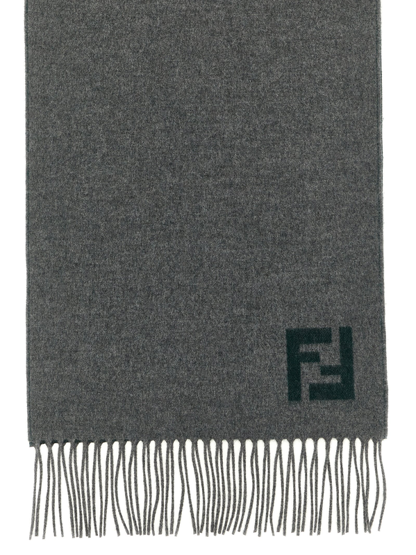 Multicolor wool scarf-null