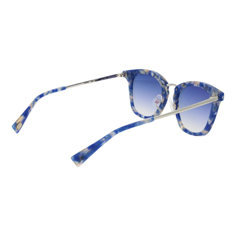 Blue metal sunglasses-null