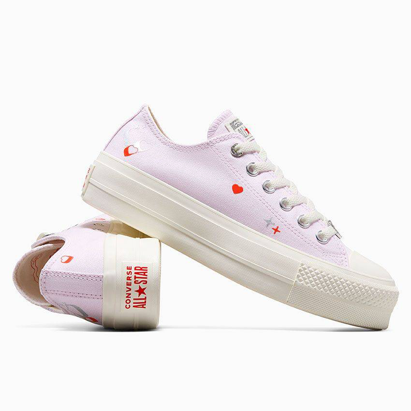 Converse all star lift platform y2k hearts-null