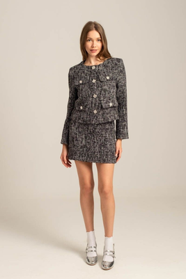 Judy skirt - mind matter, Grey, medium