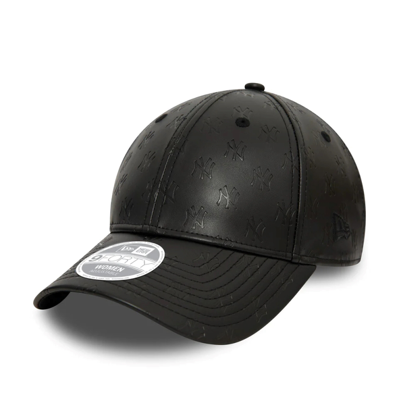 New era wmns pu monogram 9forty neyyan  blk-null