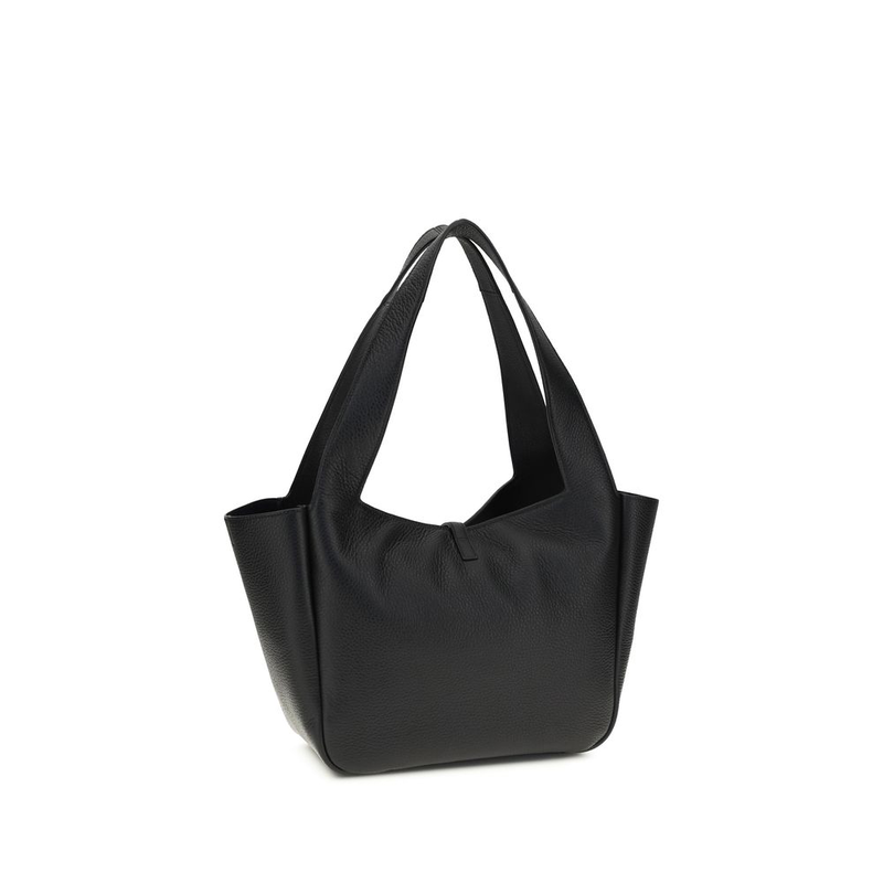 Black other fibres shoulder bag-null