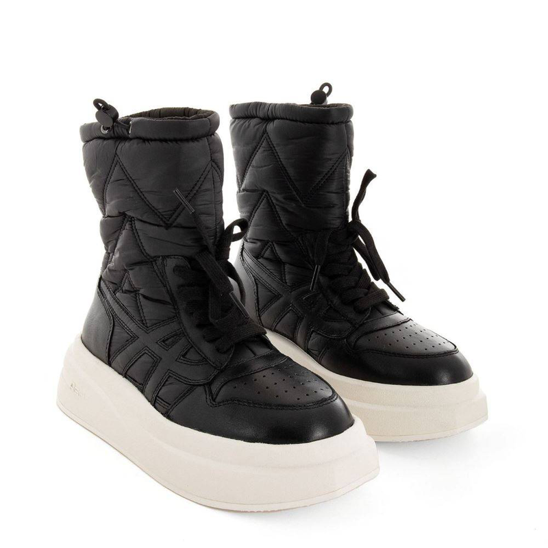 Indigo puffer sneaker boots image number null