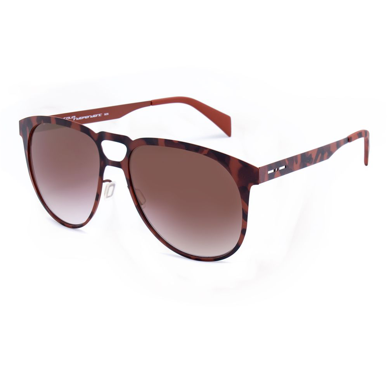 Brown metal sunglasses-null