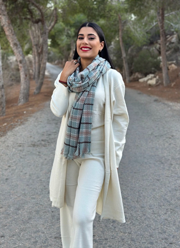 Scarf checkered-null