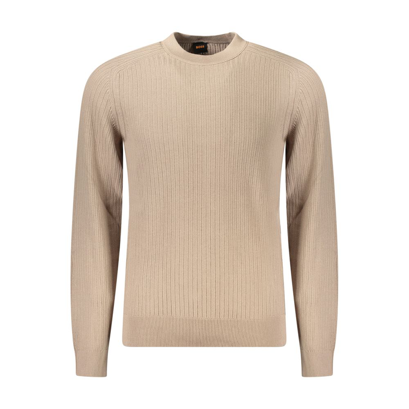 Beige cotton men sweater-null