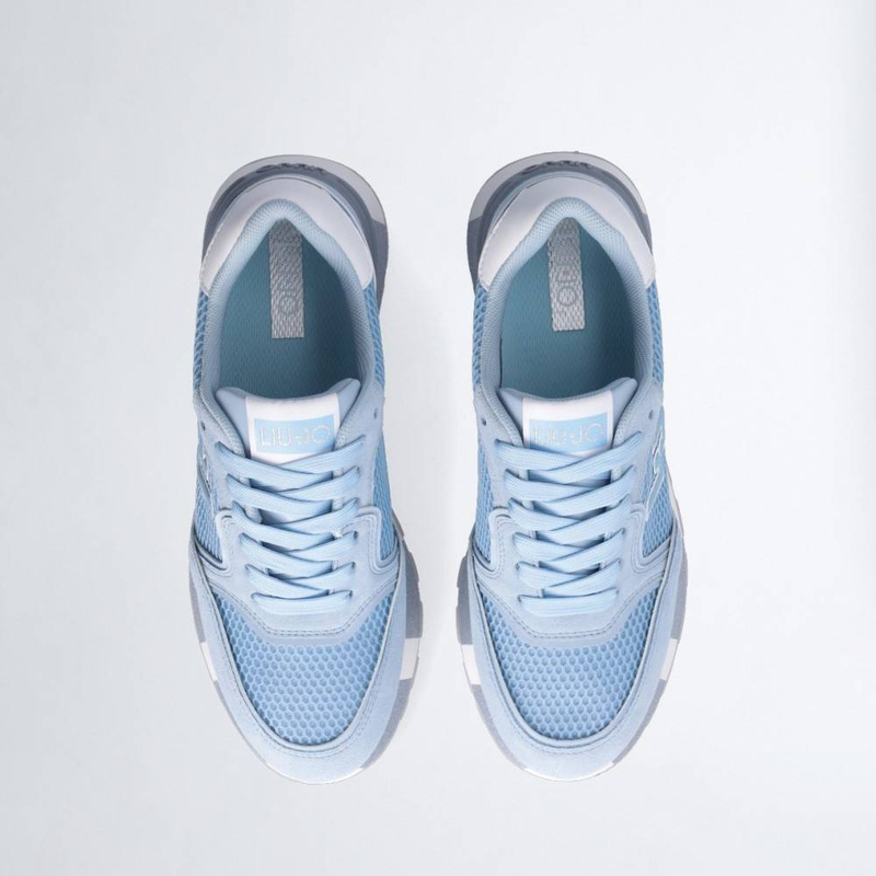 Liu Jo amazing 25 - suede and mesh platform sneakers-null