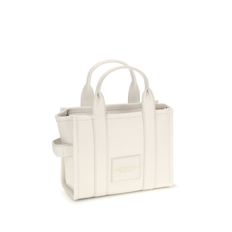 White calf leather bos taurus handbag-null