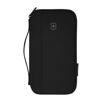 Travel essentials, travel organizer, black, , medium
