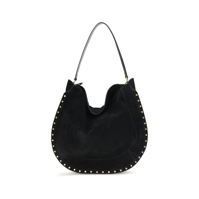 Black calf leather bos taurus shoulder bag-null