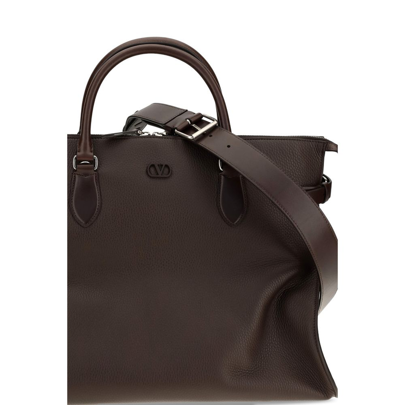 Brown calf leather bos taurus handbag-null