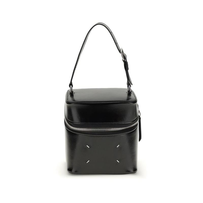 Black calf leather bos taurus backet bag-null