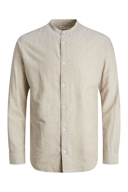 Product image: Jack & jones linen blend mao shirt-null