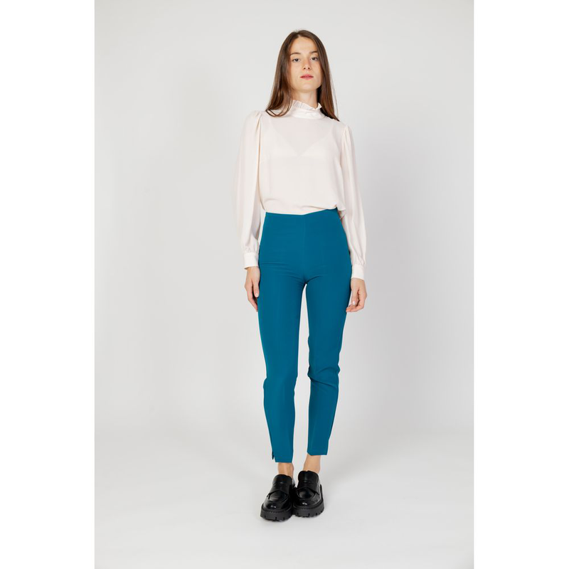 Black polyester pants-null