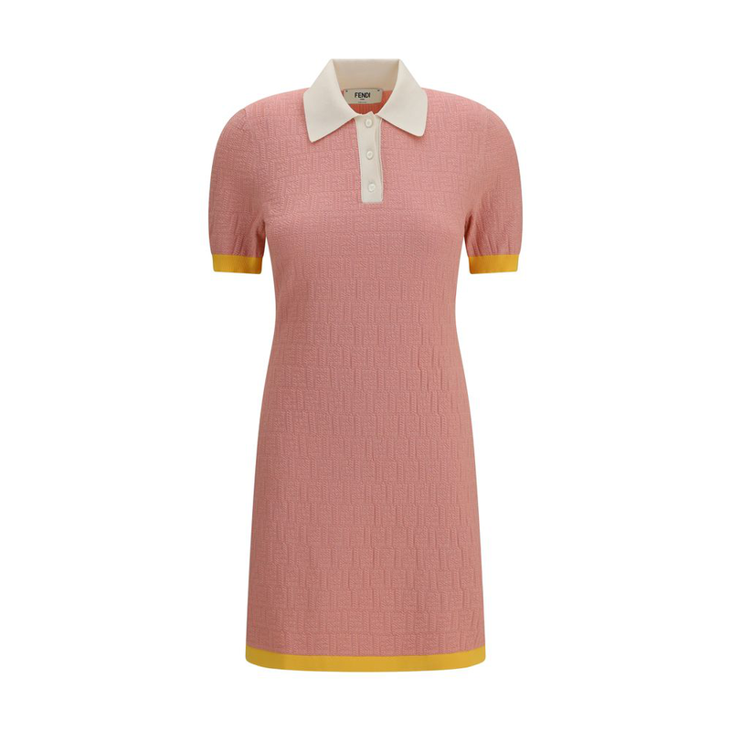 Multicolor polyamide casual dress-null
