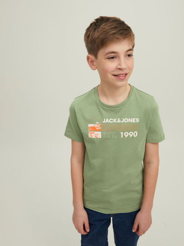 Jackjones jcobooster tee ss crew neck apr 22 jnr image number null