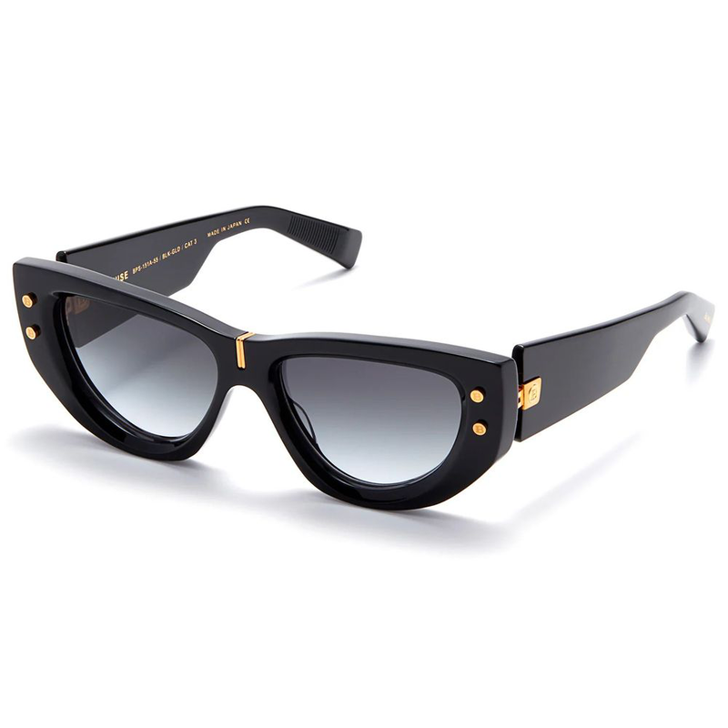 Black acetate sunglasses-null