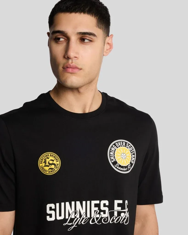 Sunnies fc graphic t-shirt z865 jet black-null