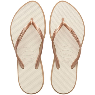 Havaianas slim point, Rose Gold/beige, medium