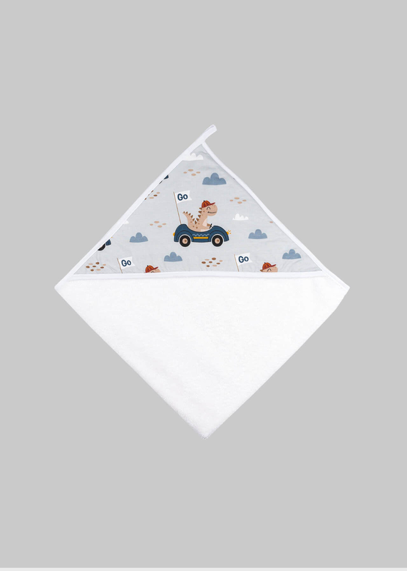 Elephant baby towel/cloak 75 × 75 cm-null