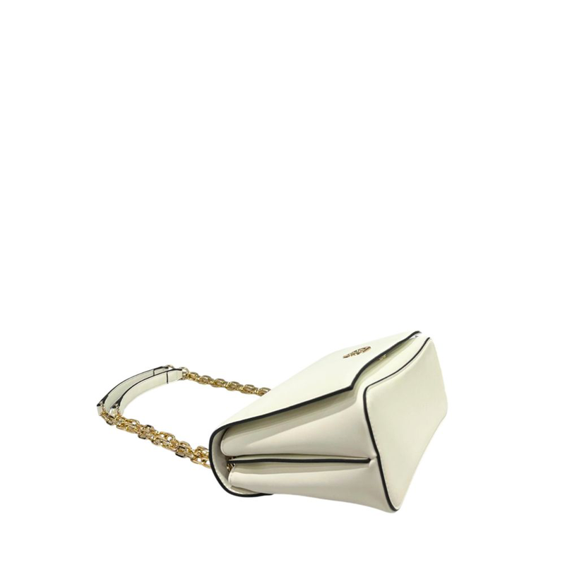 White pu women crossbody-null